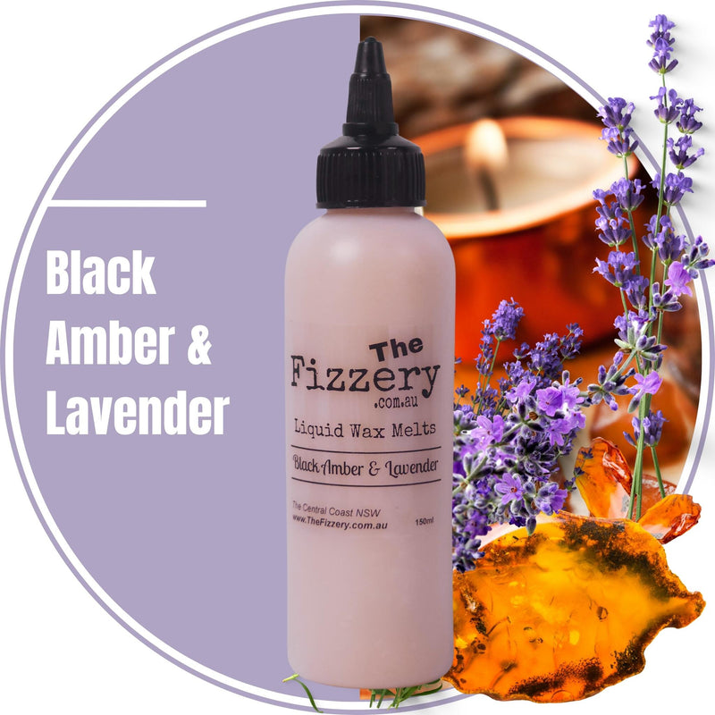 Black Amber & Lavender Liquid Wax Melts