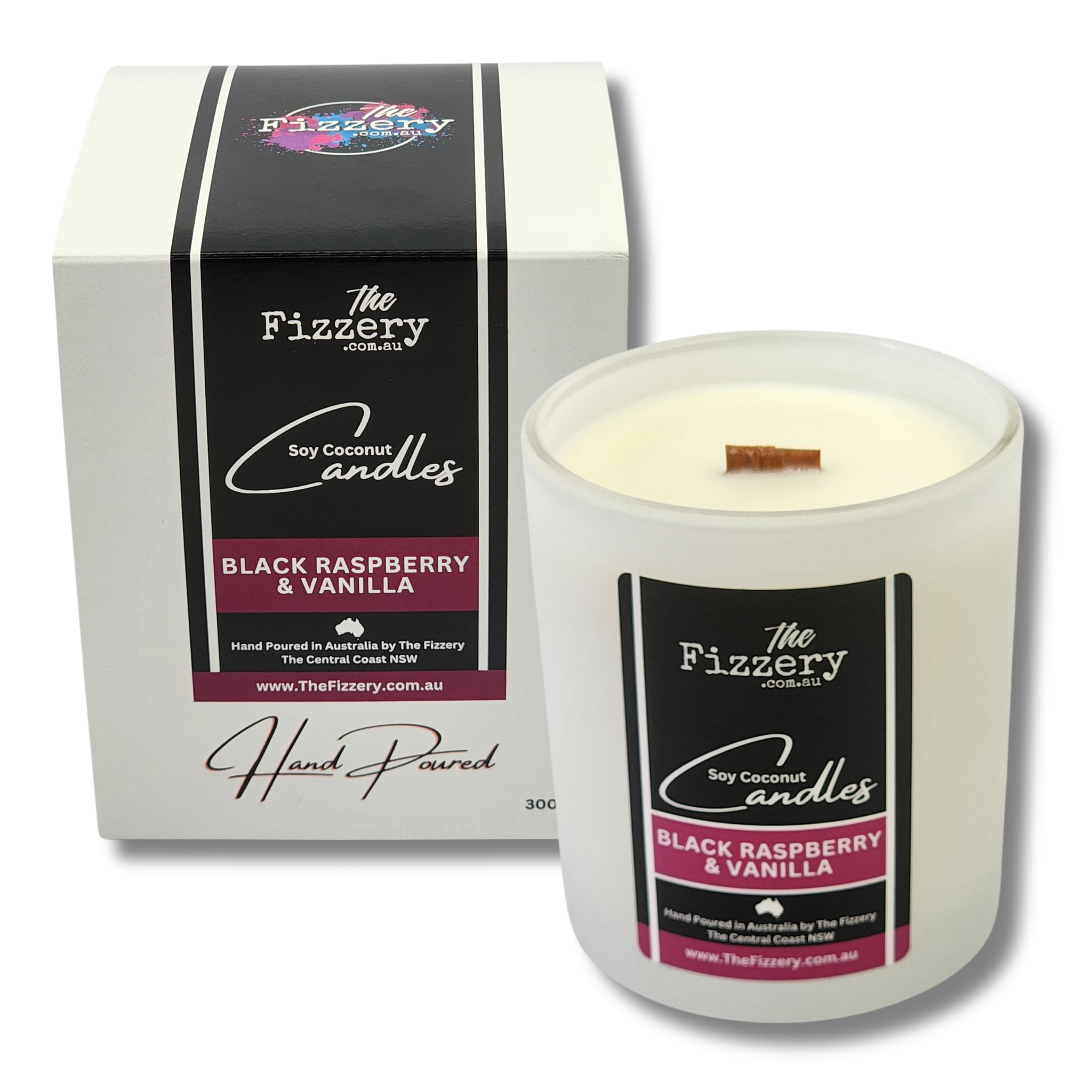 Black Raspberry And Vanilla - Soy Coconut Candle – The Fizzery