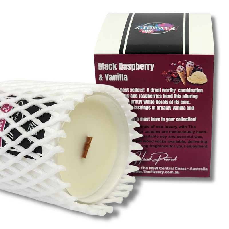Black Raspberry And Vanilla - Soy Coconut Candle