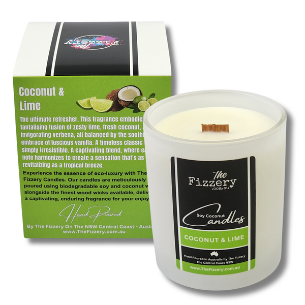 Coconut And Lime - Soy Coconut Candle