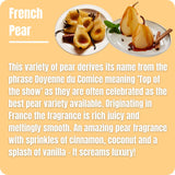 French Pear liquid wax melts fragrance notes and scent description
