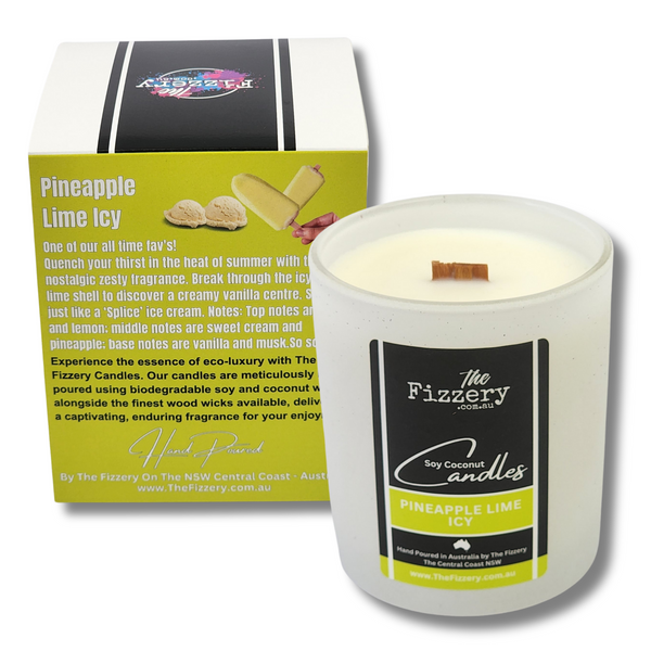 Pineapple Lime Icy - Soy Coconut Candle