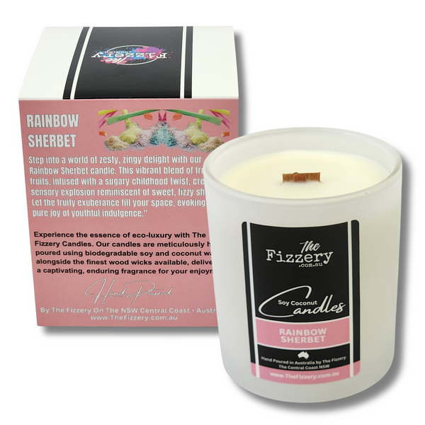 Rainbow Sherbet - Soy Coconut Candle