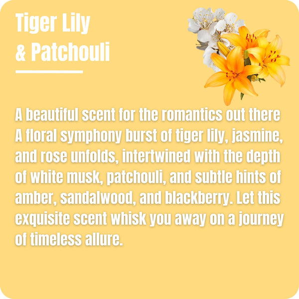 Tiger Lily and Patchouli Liquid Wax Melts