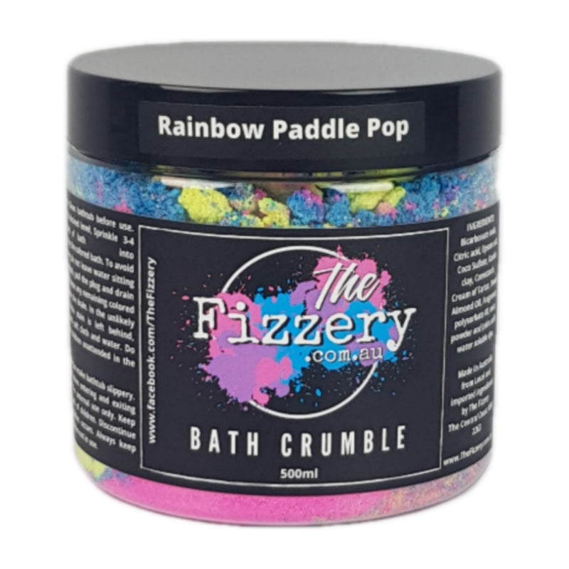 Rainbow Paddle Pop Bath Crumble