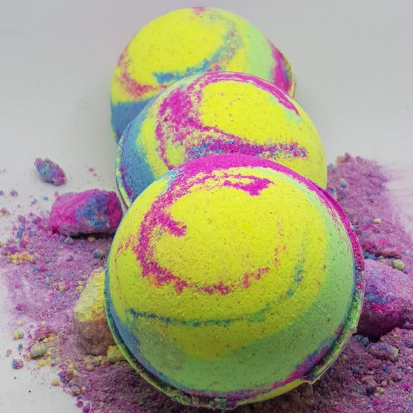 Rainbow Paddle Pop Bath Bomb Ball