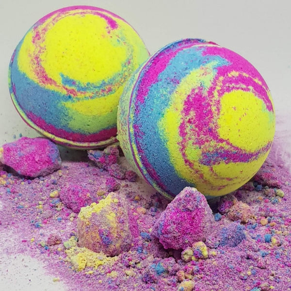 Rainbow Paddle Pop Bath Bomb Ball