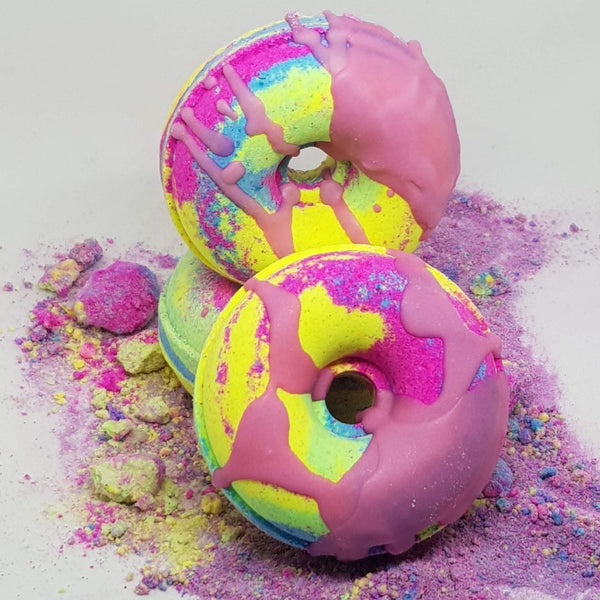 Rainbow Paddle Pop Bath Bomb Donut