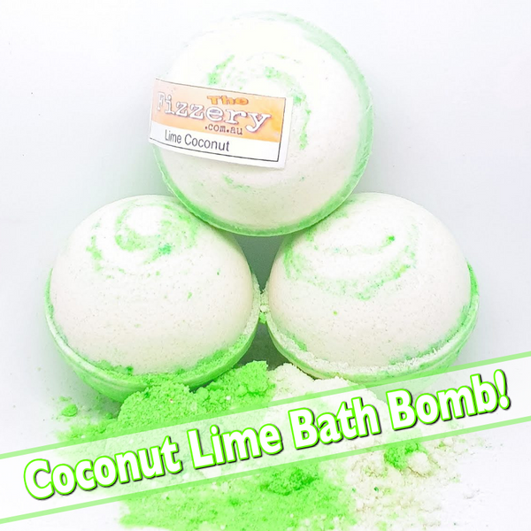 Coconut Lime Bath Bomb Ball